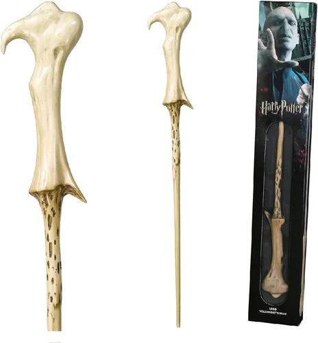 The Noble Collection - Varita de Lord Voldemort en una caja estándar con ventana - Varita del mundo mágico de 15 pulgadas (14.6 in) - Varitas de