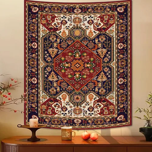 Miniatura 9 de Apdidl Tapiz de Pared Bohemio Hippie para Dormitorio Estético, Tapices de Arte Decorativo de Mandala Bohemio Indio, Colgante de Pared Vertical