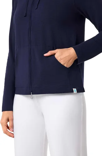 Miniatura 27 de Sudadera con capucha para la costa, de Coolibar, para mujer, UPF 50+, protege del sol