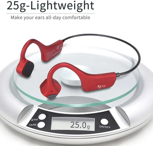 Miniatura 5 de Auriculares de Oído Abierto YouthWhisper - Auriculares de Conducción Ósea Bluetooth Impermeables IPX5, Carga Tipo-C, Batería de Larga Duración, 25g