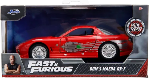 Miniatura 2 de Jada Fast & Furious Mazda RX-7 1:32 - Coche fundido a presión, juguetes para niños y adultos