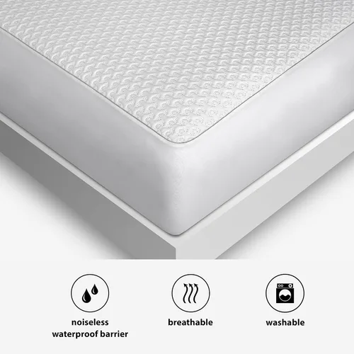 Miniatura 4 de Bedgear Ver-Tex Protector de Colchón Refrescante Individual - Funda de Colchón Impermeable y de Enfriamiento Instantáneo para Cama - Bolsillos
