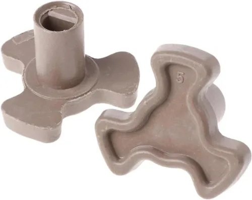 Paquete de 2 ejes de bandeja de acoplador de soporte de rodillo giratorio de microondas de 0.669 in