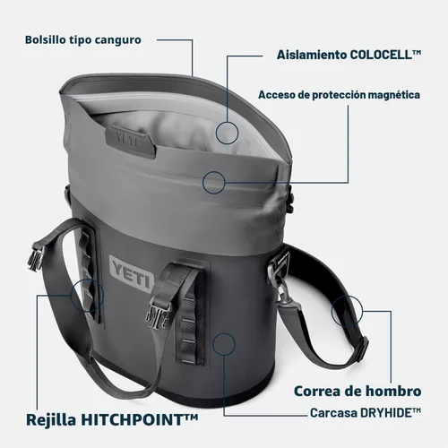 Miniatura 2 de YETI Enfriadores suaves portátiles Hopper Serie M con acceso MagShield