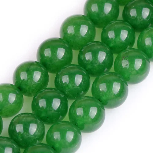 Miniatura 11 de JOE FOREMAN 0.079 in piedras preciosas redondas Taiwán Jade perlas DIY pulsera collar joyería suelta grano Strand 15