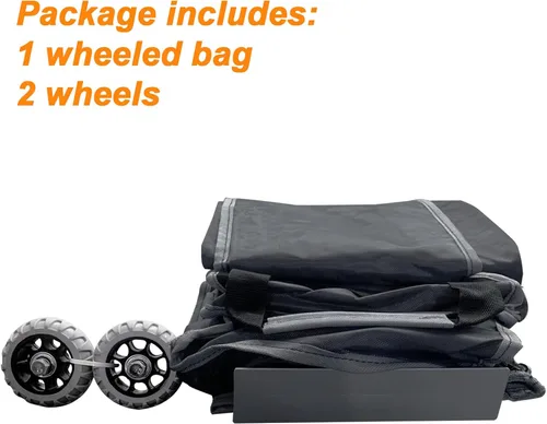Miniatura 10 de Eurmax USA, bolsa con ruedas resistente de enrollado emergente para tienda de campaña universal, bolsa de almacenamiento instantánea para tienda
