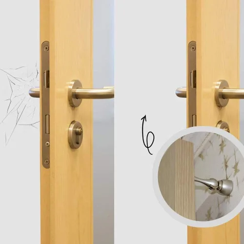 Miniatura 4 de Tope de puerta magnético, acero inoxidable, cierre magnético para puerta, soporte de puerta, tope de puerta, montaje en pared, montaje en el suelo