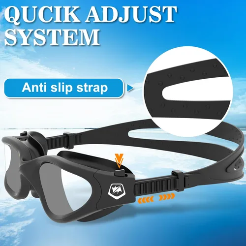 Miniatura 5 de WIN.MAX - Goggles de natación polarizados, antivaho, antirrayos ultravioleta, sin filtraciones y con visión clara para hombres, mujeres, adultos