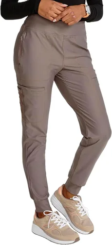 Miniatura 6 de Cherokee Form CK092 - Pantalón médico para mujer, tiro medio, pierna cónica, con cordón