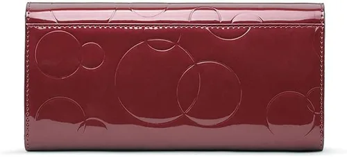 Miniatura 5 de Cartera larga para mujer, de lujo, piel auténtica, RFID, multifuncional, a la moda, simple monedero, tarjetero, Azul, Clásico