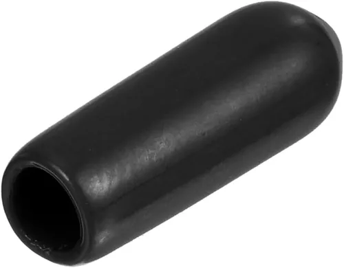 Miniatura 32 de uxcell 25 tapas de goma de 0.787 in de vinilo de identificación redonda tapa tapa de rosca de tornillo protectores negro