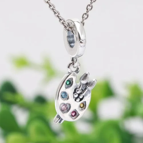 Miniatura 5 de Dijes de plata de ley 925 para pulseras y collares, cuentas de tortuga marina, perro, mamá, viajes, cuentas de árbol familiar, regalo de joyería