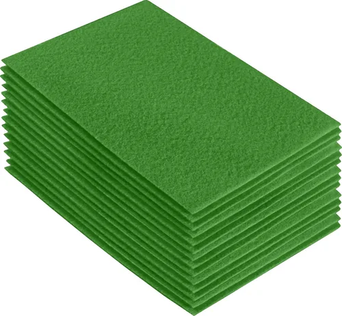 Miniatura 116 de FabricLA Hojas de fieltro acrílico para manualidades, cuadrados de fieltro precortados suaves de 4 x 4 pulgadas (3.9 in x 3.9 in), utiliza hojas