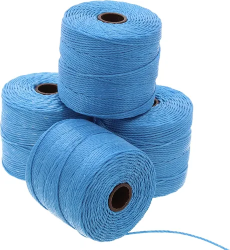 Miniatura 98 de The Beadsmith S-Lon Cordón para Cuentas – Cordón de Nylon Torcido de 0.5 mm para Ensartar, Paquete de 4, Mezcla de Neutrales Fríos, TEX210, 77