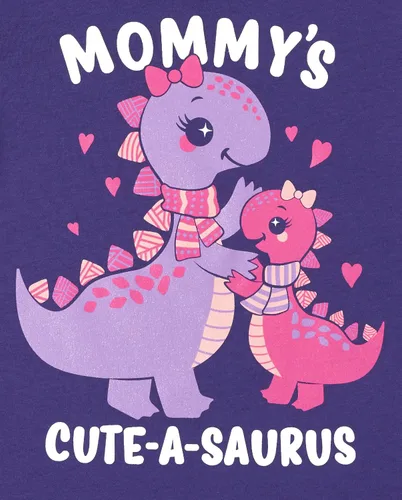 Miniatura 2 de The Children's Place Camiseta gráfica de manga larga para bebés y niñas pequeñas, paquete de 2