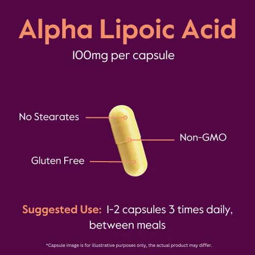 Miniatura 5 de BESTVITE Ácido alfa lipoico 100 mg (240 cápsulas) - Sin estearatos - Sin agentes de flujo - Sin OMG - Sin gluten