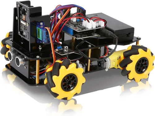 Kit de robot con cámara de 3 MP, kit de robótica para niños de 8 a 12 años, 12 a 16 años, compatible con Arduino y Scratch, aplicación y control