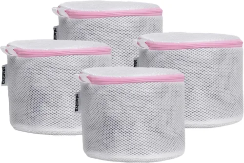 Miniatura 11 de Mamlyn Bolsas de malla para sujetador para lavadora, bolsas de lavado de lencería para lavandería (juego de 2)