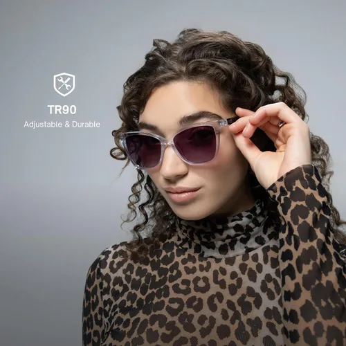Miniatura 4 de Lucyd Lyte (versión 2025) - Lentes inteligentes para mujer, con Bluetooth, lentes polarizados, altavoces de oído abierto y micrófono, Moonrise