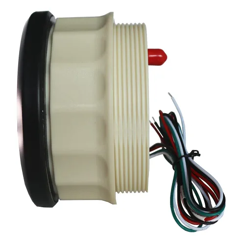 Miniatura 3 de ELING Velocímetro y odómetro digital universal con GPS, 7 luces de fondo, 3 3/8 pulgadas (85 mm) para auto o vehículo marino Negro+Negro