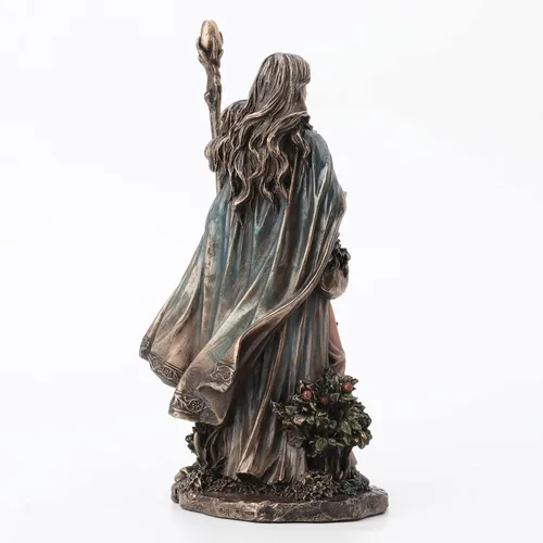 Miniatura 5 de Veronese Design Estatua de resina Eir La Valquiria de la Protección con acabado de bronce fundido de 24,1 cm