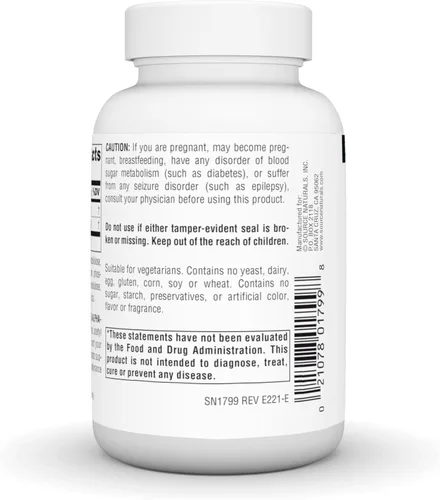 Miniatura 3 de Source Naturals Acetil L-carnitina y ácido alfa-lipoico 650mg - 60 Tabletas