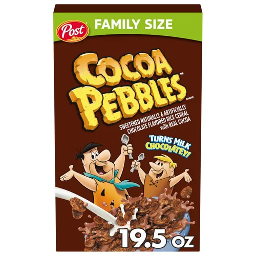Miniatura 11 de Post Cocoa PEBBLES - Cereal de desayuno, tazas individuales portátiles para llevar, cereales sin gluten, 2.0 onzas (paquete de 12)