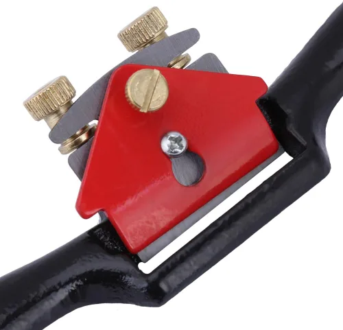 Miniatura 7 de Cepillo de mano 9 pulgadas Ajuste de carpintería Plano de corte Spokeshave Herramienta de recorte de mano con tornillo