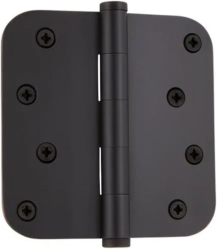 Miniatura 34 de Grandeur Hardware 824304 Bisagra residencial con punta de bellota de 3.5 pulgadas con esquinas de radio de 5/8 pulgadas en peltre antiguo