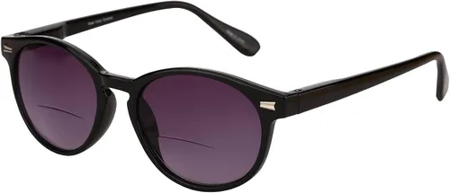 Miniatura 2 de Mass Vision 'The Brilliance' - Lentes de sol bifocales polarizados, redondos, de marco completo, para mujeres y hombres Negro