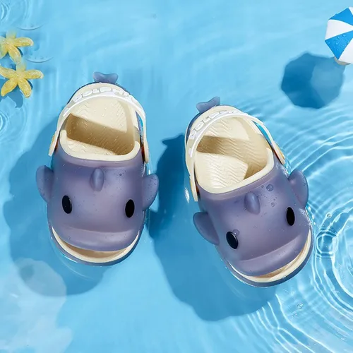 Miniatura 5 de LCKSDP Sandalias para niños y niñas, talla 9, Dophin, tiburón, sandalias para niños, talla 7, 8, 10, 11, 12, antideslizantes, para playa, piscina