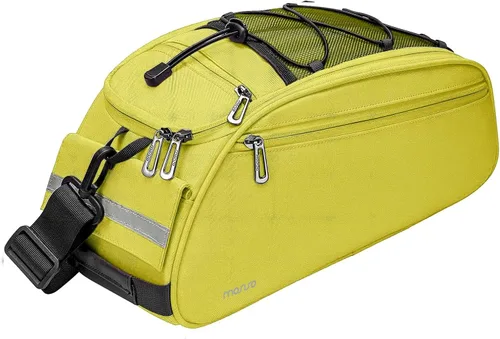 Miniatura 9 de MOSISO Bolsa de maletero para bicicleta, bolsa impermeable para asiento trasero de bicicleta, bolsa de almacenamiento para el sillín, bolsa