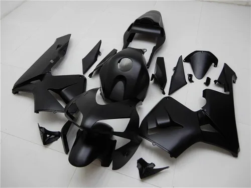 Miniatura 3 de Carenado negro mate apto para Honda 2003 2004 CBR600RR CBR 600RR nueva inyección ABS plásticos cuerpo kit cuerpo trabajo 03 04 11 negro mate