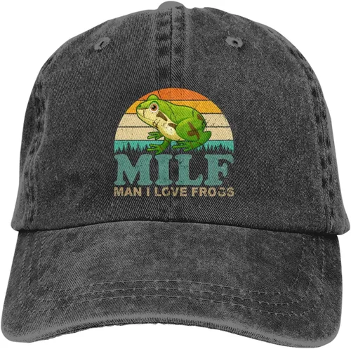 Miniatura 23 de Sombrero de ranas Hombre I Love Frogs Sombrero Hombres Gorra de béisbol Gorras ajustables