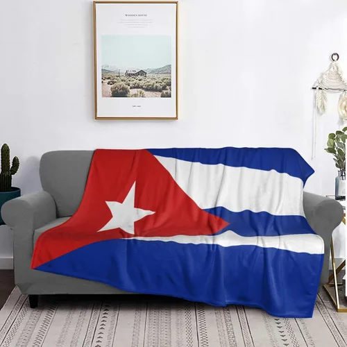 Miniatura 25 de Manta con la bandera estadounidense para niños, manta de franela decorativa para sofá, cama, sofá, viajes, campamento, automóvil, para cumpleaños