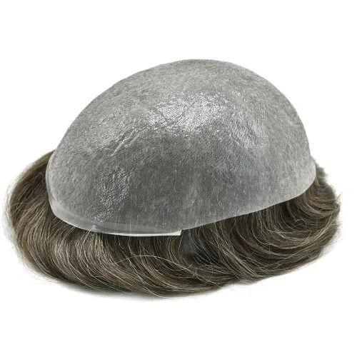 Miniatura 22 de Toupee for Men Human Hair Pieces Ultra Thin Skin Mens Toupee Hair Replacement System Mens Hair Units for Men