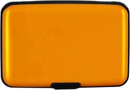 Miniatura 13 de Soporte para tarjetas de crédito, cartera metálica con bloqueo RFID para tarjetas de identificación para mujeres y hombres, funda rígida de aluminio