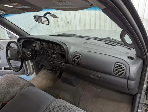Miniatura 9 de DASHSKIN Tapa moldeada para salpicadero compatible con Dodge Ram 1500 1998 1999 2000 2001 (98-02 Ram 2500 y 3500) en gris niebla, fabricada