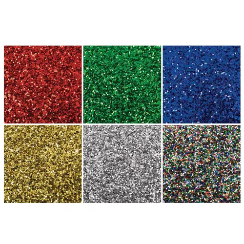 Miniatura 3 de Spectra Arts & Crafts - Surtido de purpurina, 6 colores surtidos, 4 onzas, 6 frascos