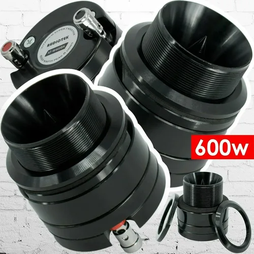 Miniatura 2 de Audiotek ATW460BK 1" 600W Car Pro Audio Heavy Duty Titanium Super Tweeter