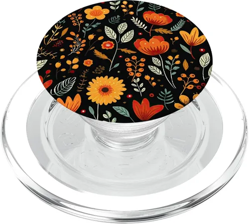 Miniatura 8 de Flores de otoño y hojas de otoño PopSockets intercambiables PopGrip