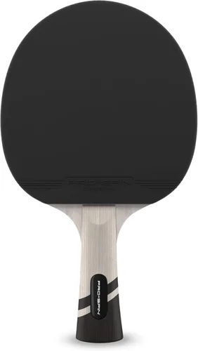 Miniatura 9 de PRO-SPIN Palas de ping pong - Raquetes de tenis de mesa de nivel profesional con fibra de carbono para un control superior Lámina de 7 capas, goma