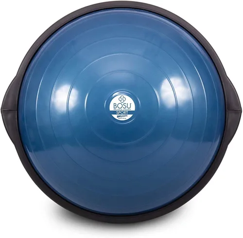 BOSU Entrenador de equilibrio deportivo, tamaño de viaje permite fácil transporte y almacenamiento, 50 cm, Azul/Negro