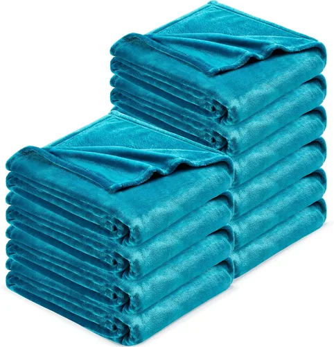 Miniatura 41 de Dreamnine Manta extrasuave, vellón de felpa, silla, sofá, 50 x 60 pulgadas, franela de terciopelo, ligera, mullida, microfelpa, decorativa, cálida