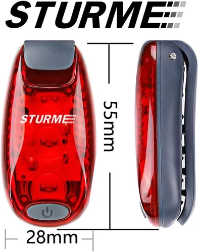 Miniatura 4 de Luz de seguridad LED STURME con luz estroboscópica para correr, caminar, andar en bicicleta, niños, mujer, perro, mascota, corredor, mejor