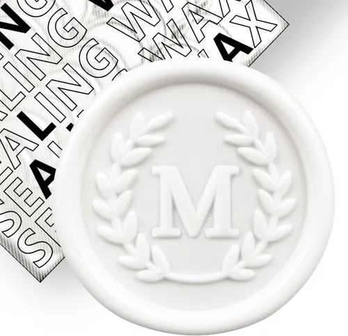 Miniatura 96 de 50 calcomanías adhesivas de cera con letra W, hechas a mano, sin necesidad de sellar, rasgar y usar calcomanías de cera para invitaciones de boda