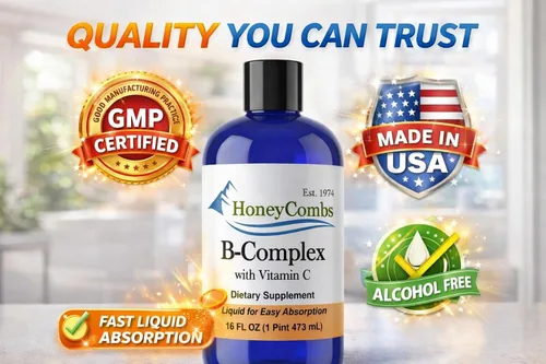 Miniatura 5 de Complejo B líquido con Vit-C, 16oz