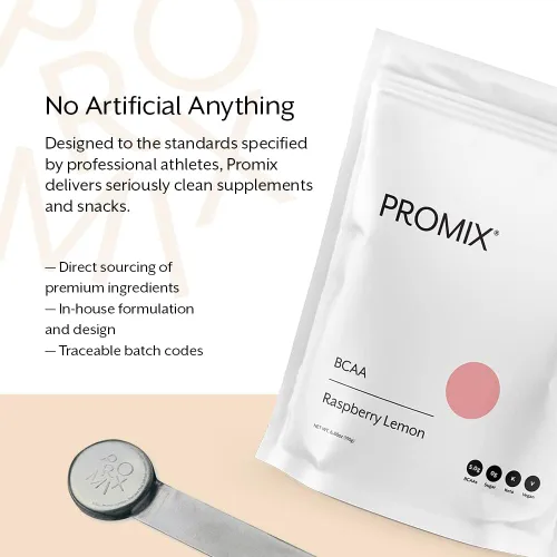 Miniatura 5 de Promix BCAA - Polvo energético posentrenamiento – 0.18 oz de BCAA micronizados, sin azúcar, a base de plantas, vegano, cetogénico, limón