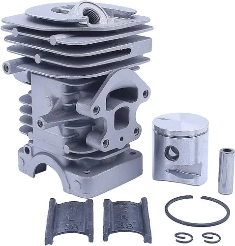Miniatura 6 de Kit de pistón de cilindro de 1.535 in para Husqvarna 240 235 236 motosierra repuesto pieza de herramienta de repuesto Motosierra Gasolina