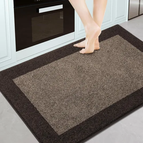 Miniatura 14 de Indoor Door Mat 20" x 32", Washable Kitchen Rug, Non Slip Entryway Rug for Floor, Absorbent Entrance Throw Rug for Laundry, Bathroom, Door